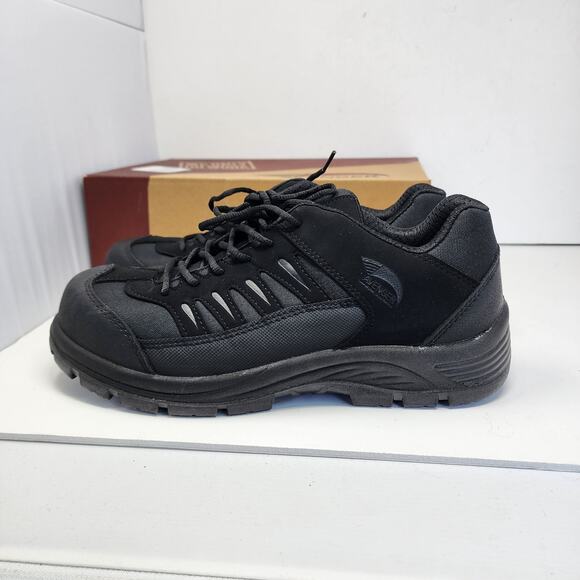 Avenger 10.5 Black Slip Resistant Safety Work Shoes - Picture 3 of 10